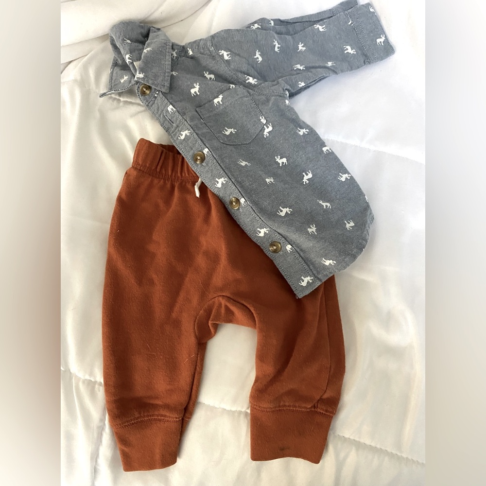 🍂🍁size 3 months baby boy fall outfit